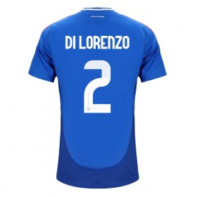 Italia Giovanni Di Lorenzo #2 Hjemme skjorte EM 2024 Kortermet